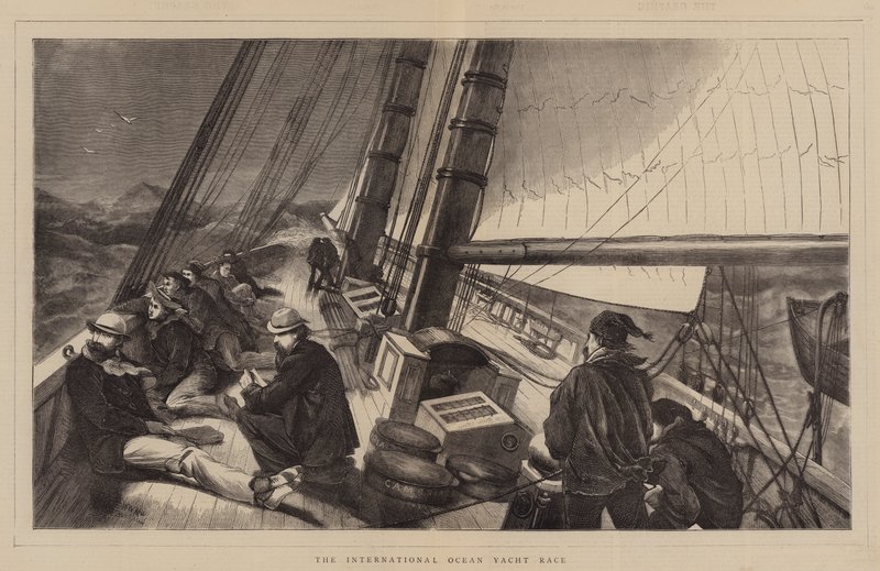 De internationale oceaanjachtwedstrijd door Walter William May