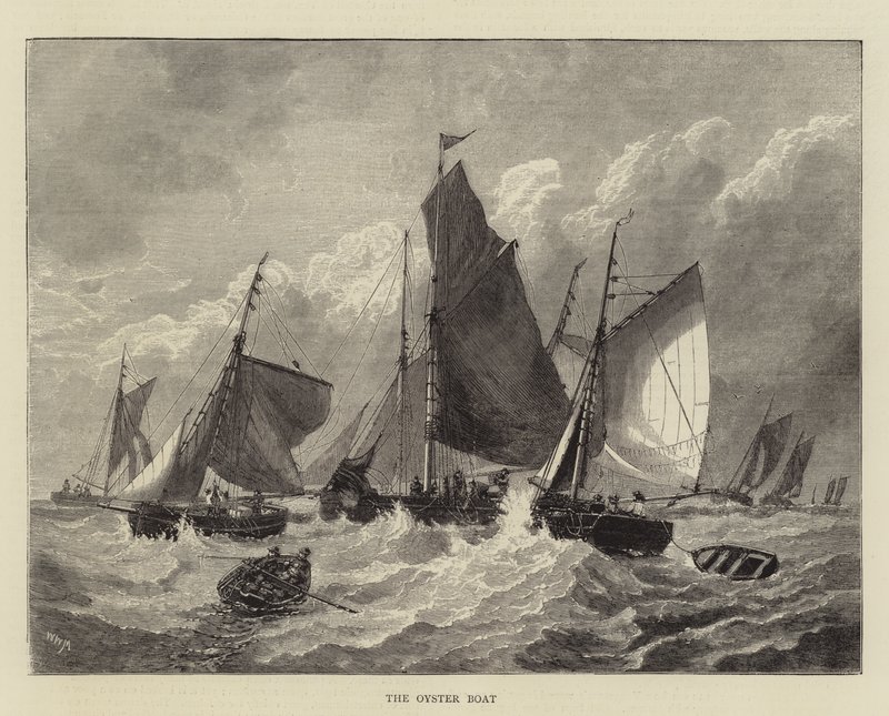 De Oesterboot door Walter William May