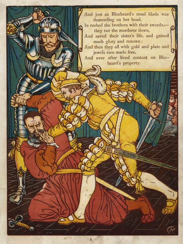 Blauwbaard door Walter Crane