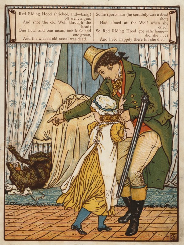 Roodkapje door Walter Crane