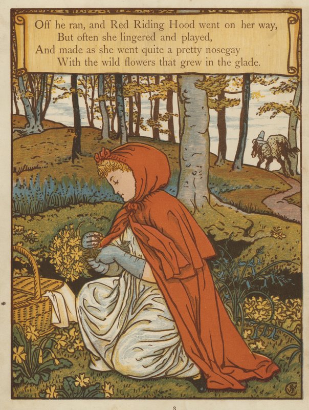 Roodkapje door Walter Crane