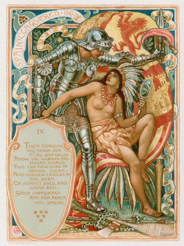 Spanje Veroverd door Walter Crane