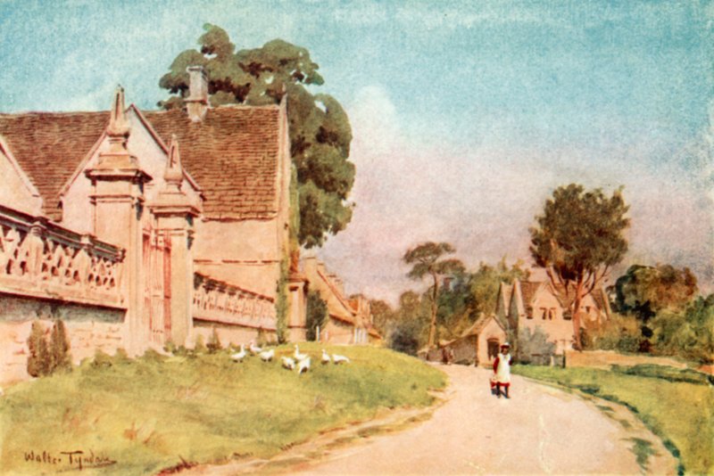 Claverton Manor, nabij Bath door Walter Frederick Roofe Tyndale