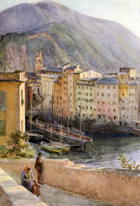 Haven, Camogli door Walter Frederick Roofe Tyndale