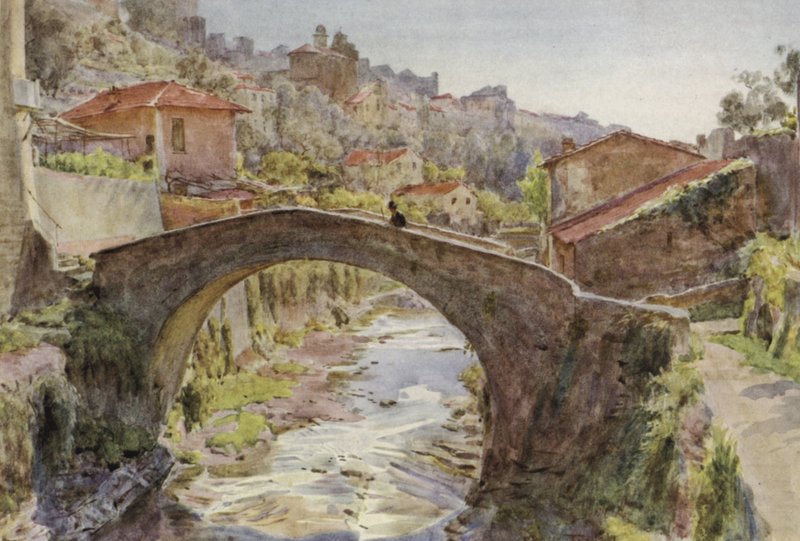 La Rocca, San Remo door Walter Frederick Roofe Tyndale