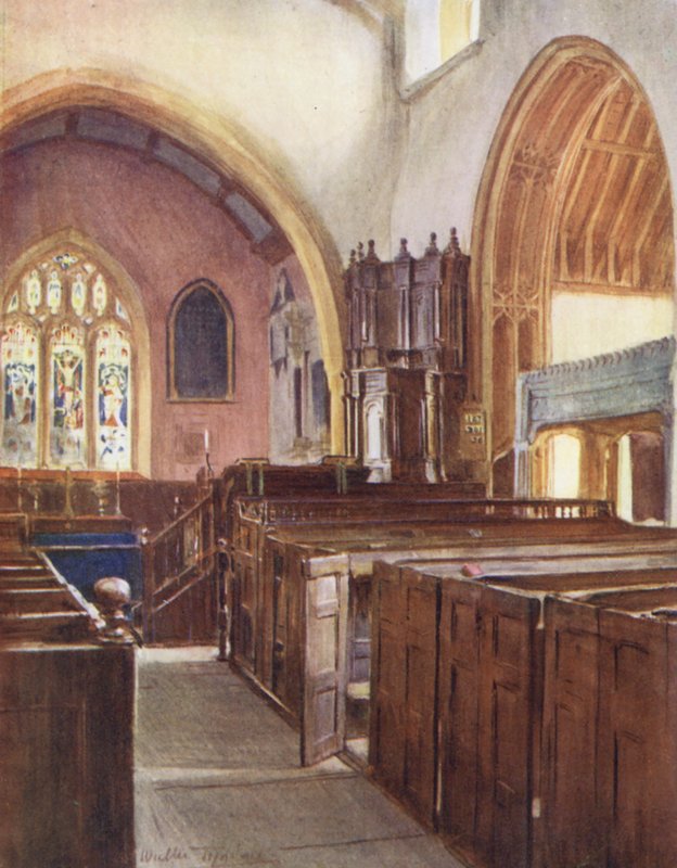 Wessex: Puddletown Kerk door Walter Frederick Roofe Tyndale