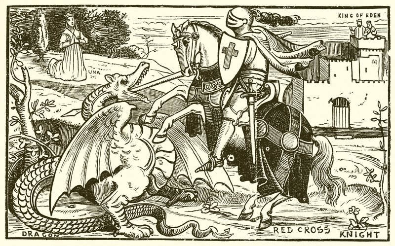 De Rode Kruis Ridder door Walter Jenks Morgan