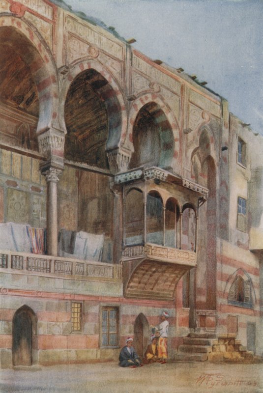 Paleis van Kait Bey, Caïro door Walter Spencer Stanhope Tyrwhitt
