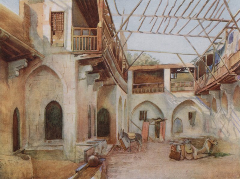 De Khan El Dobabiyeh, Caïro door Walter Spencer Stanhope Tyrwhitt