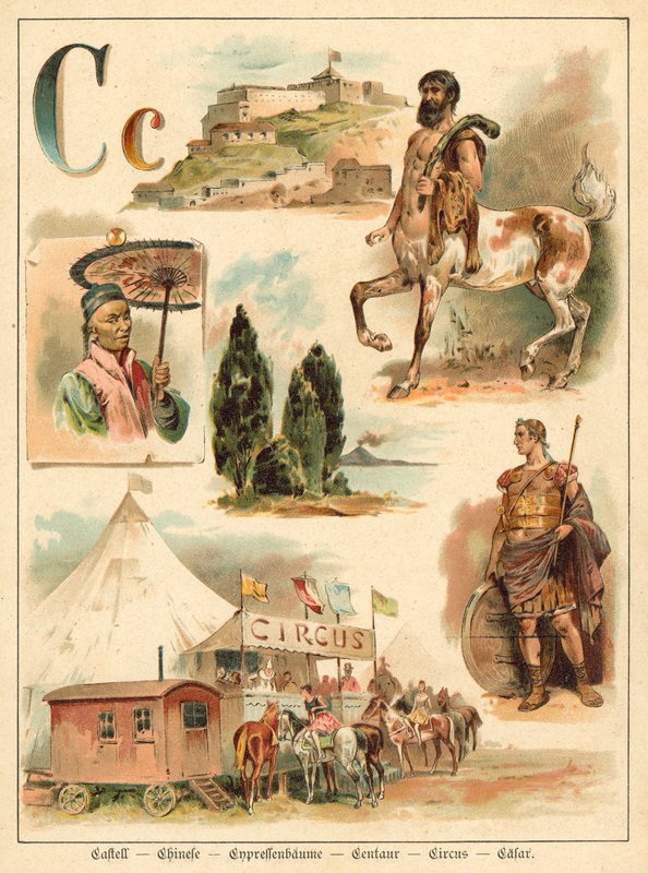 Letter C door Walter Zweigle