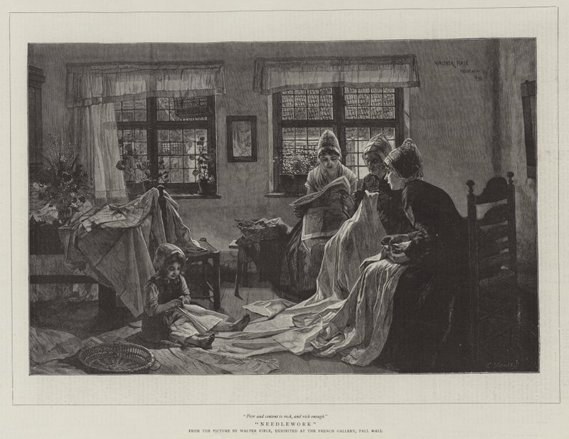 Borduurwerk door Walther Firle