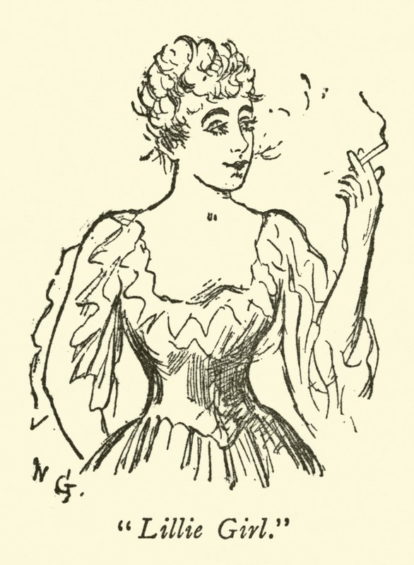 Lillie Meisje door Weedon Grossmith