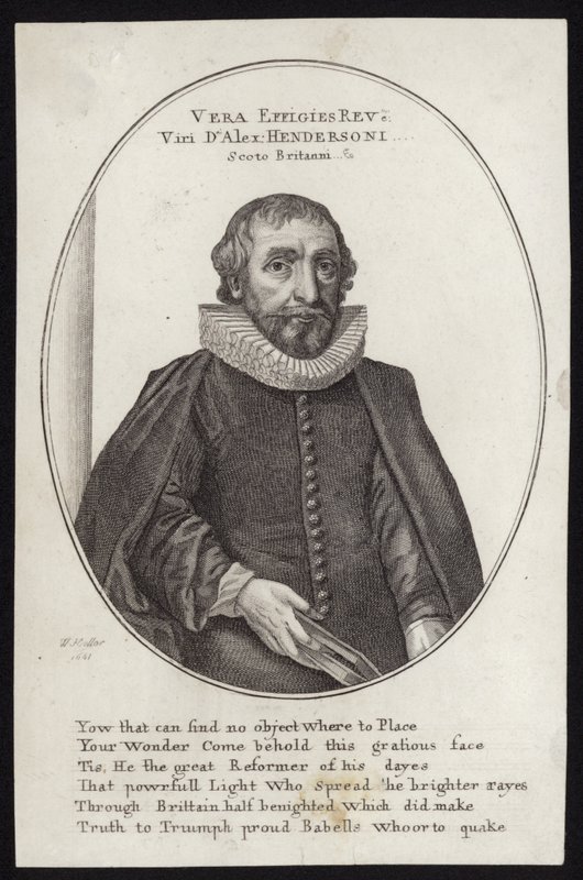 Dominee Alexander Henderson door Wenceslaus Hollar