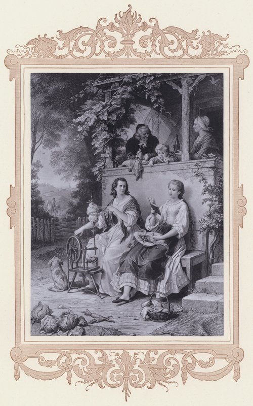 Friederike, Waarheid en Dichtkunst door Wilhelm von (after) Kaulbach