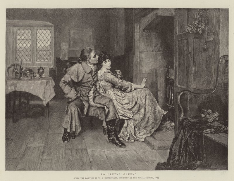 Naar Gretna Green door William A. Breakspeare
