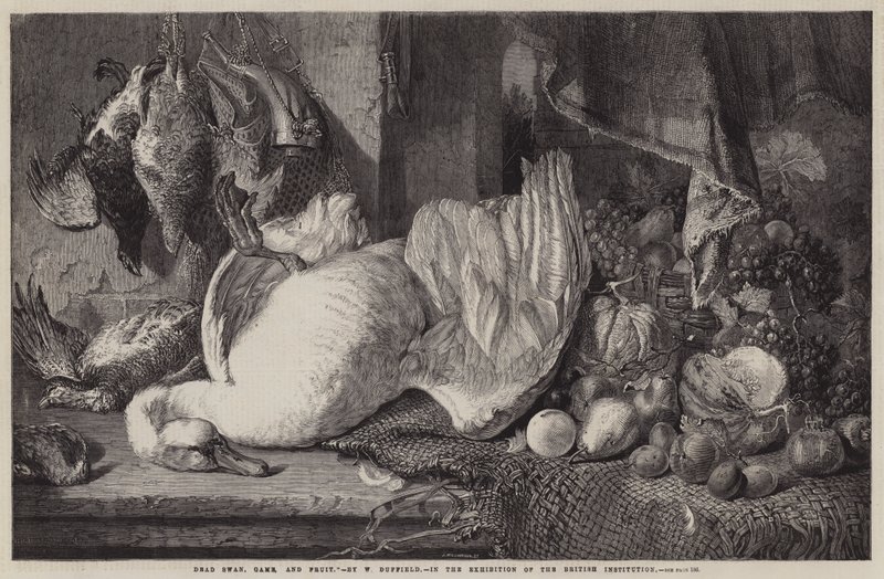 Dode Zwaan, Wild en Fruit door William Duffield