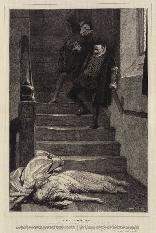 Amy Robsart door William Frederick Yeames