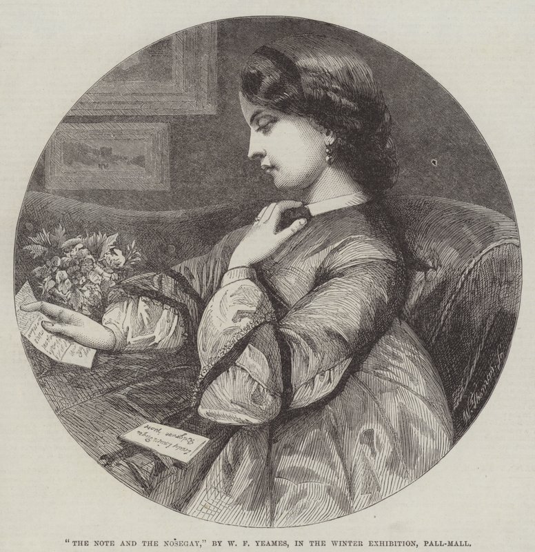 De Nota en het Ruikertje door William Frederick Yeames