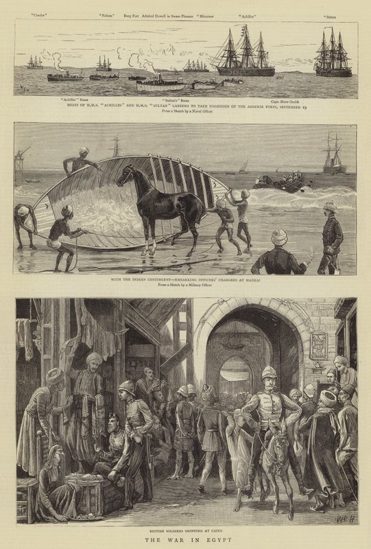 De Oorlog in Egypte door William Lionel Wyllie