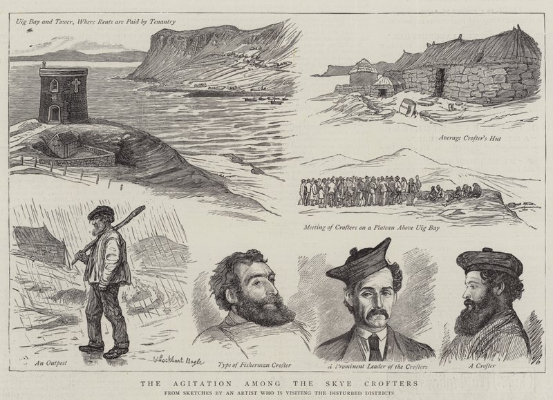 De Onrust onder de Skye Crofters door William Lockhart Bogle