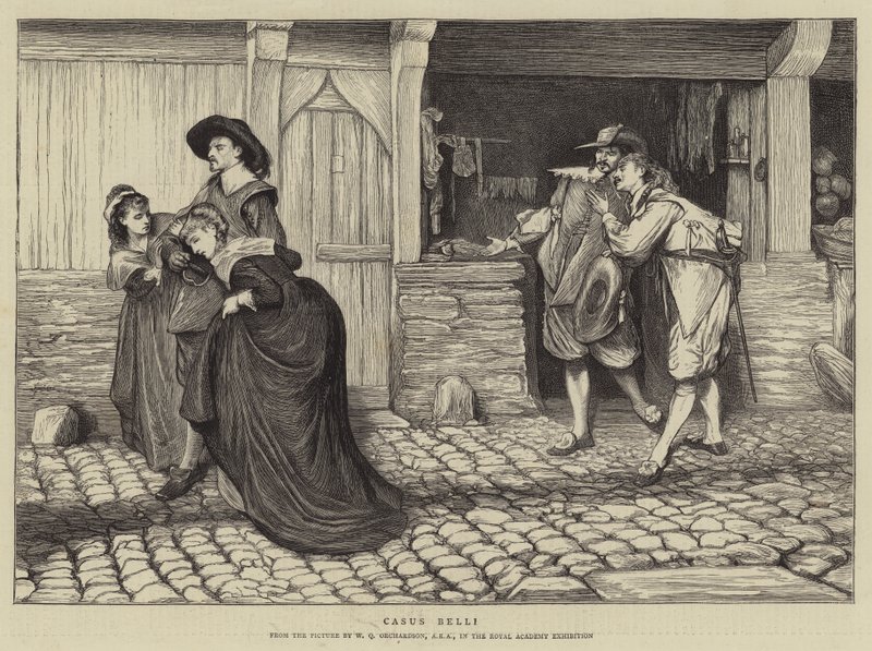 Casus Belli door William Quiller Orchardson