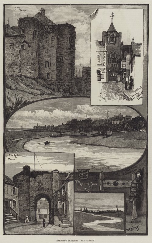 Zwerftochten, Rye, Sussex door William Rainey