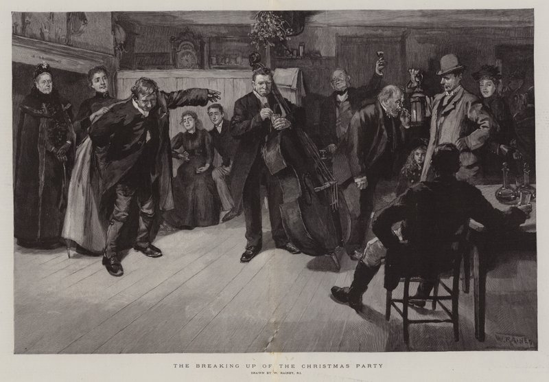 Het uiteenvallen van het kerstfeest door William Rainey