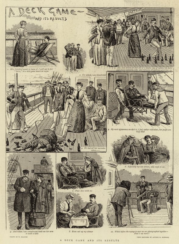 Een dekspel en de resultaten ervan door William Ralston
