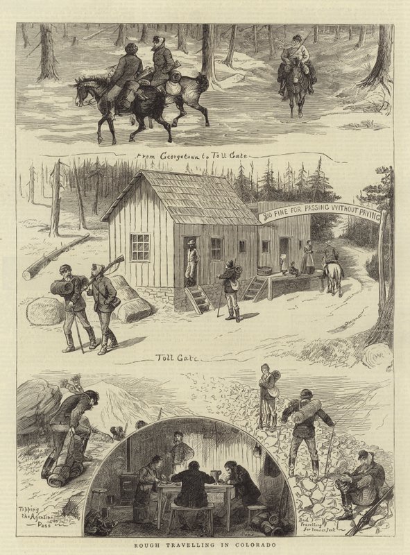 Ruw reizen in Colorado door William Ralston
