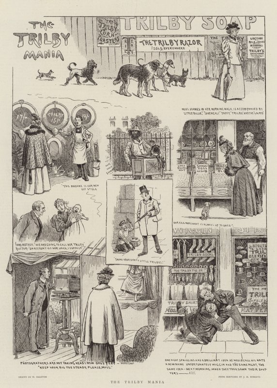 De Trilby Mania door William Ralston