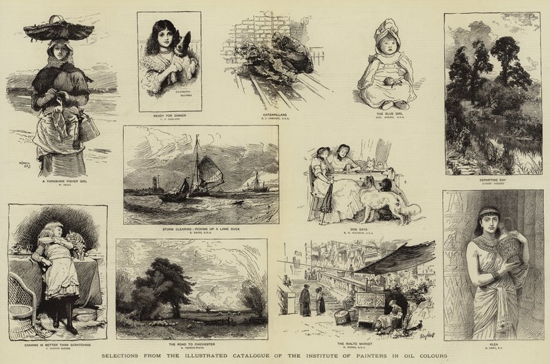 Selecties uit de geïllustreerde catalogus van het Instituut van Schilders in Olieverf door William Small