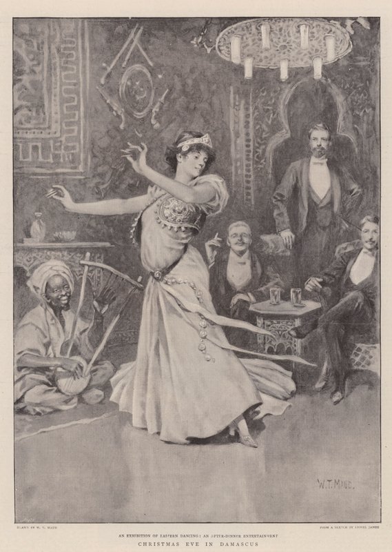 Kerstavond in Damascus door William T. Maud