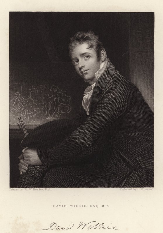 David Wilkie, Esquire, R A (gravure) door William (after) Beechey