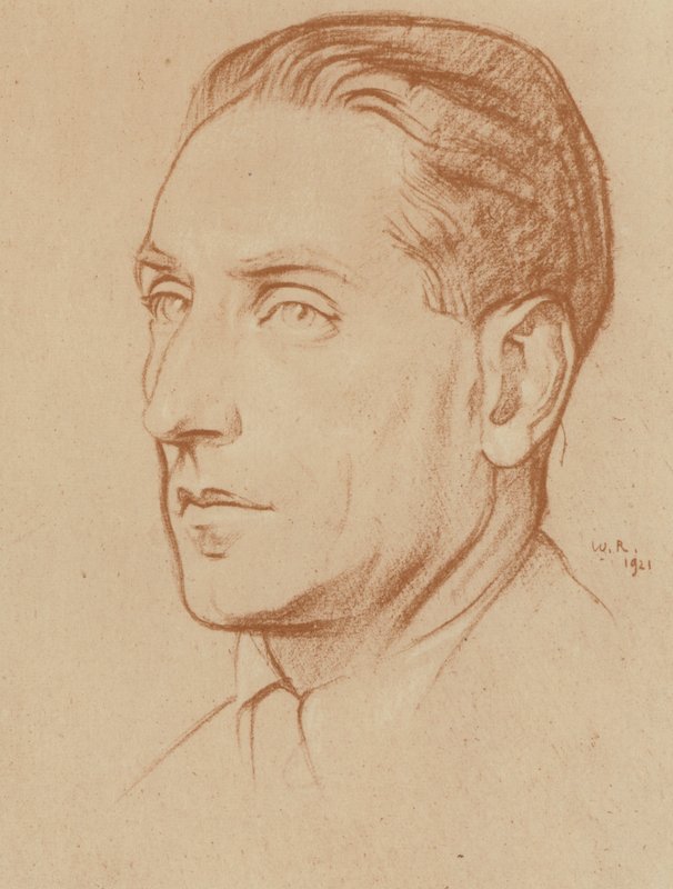 Compton Mackenzie door William (after) Rothenstein