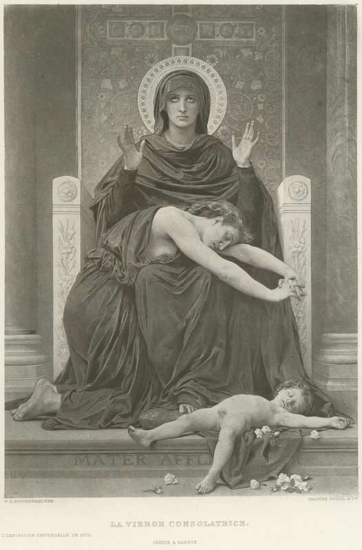 La Vierge Consolatrice door William Adolphe Bouguereau