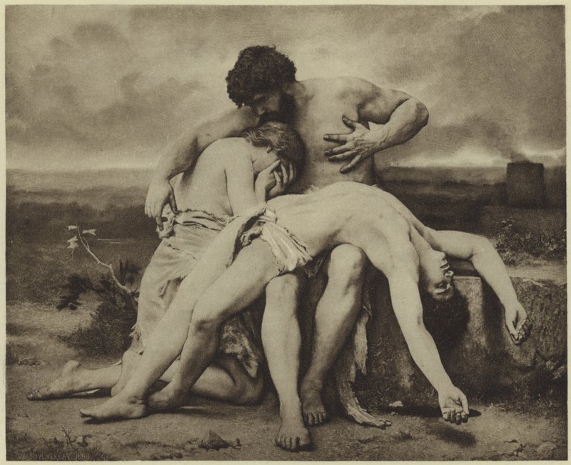 De eerste rouw door William Adolphe Bouguereau