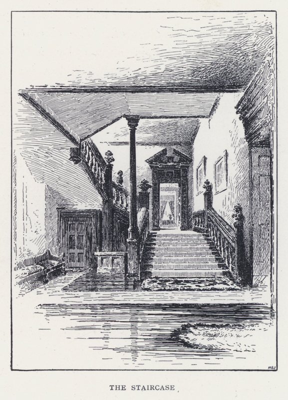 De trap (gravure) door William Alexander Ansted