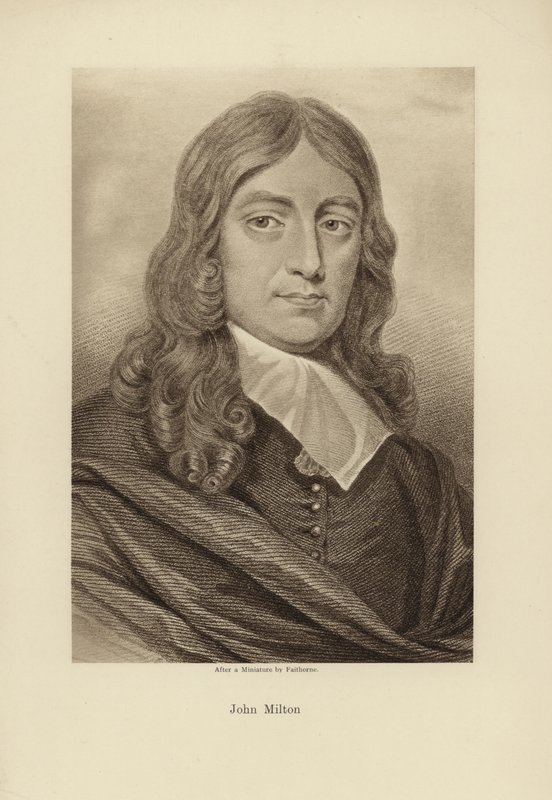 John Milton door William Faithorne