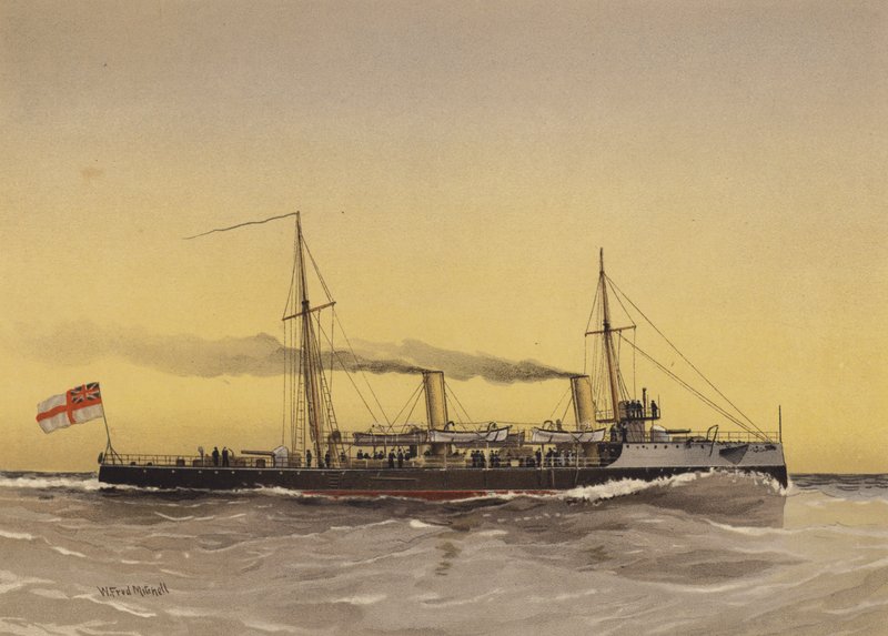 HMS Speedwell, torpedokanonneerboot door William Frederick Mitchell