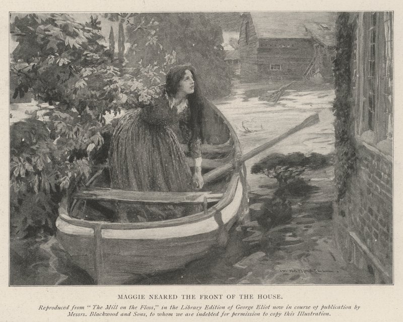 Maggie naderde de Voorkant van het Huis door William Hatherell