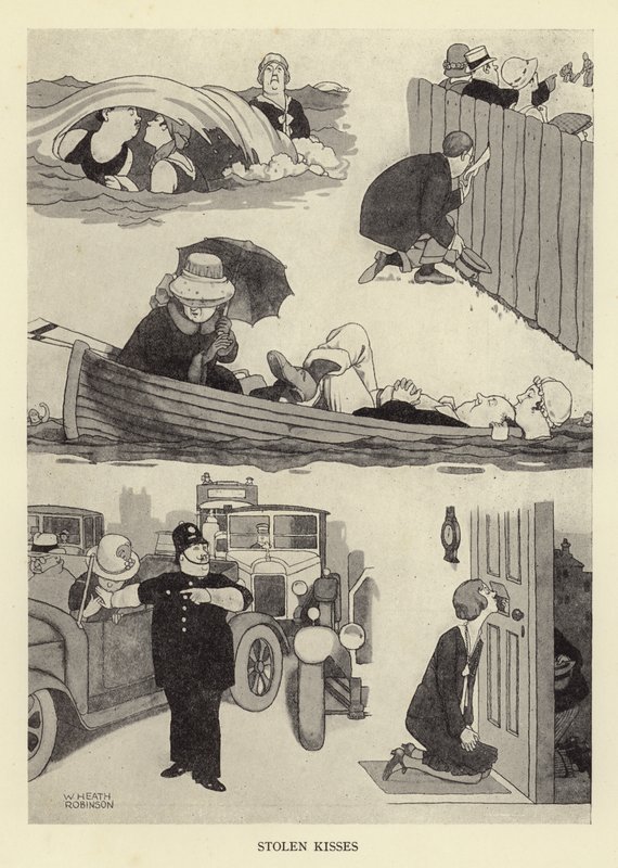 Gestolen kussen door William Heath Robinson