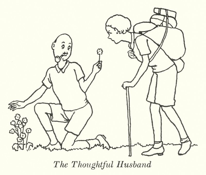 De attente echtgenoot door William Heath Robinson