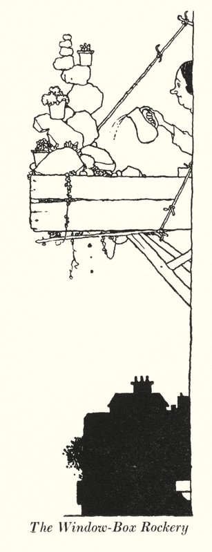 De vensterbank rotstuin door William Heath Robinson