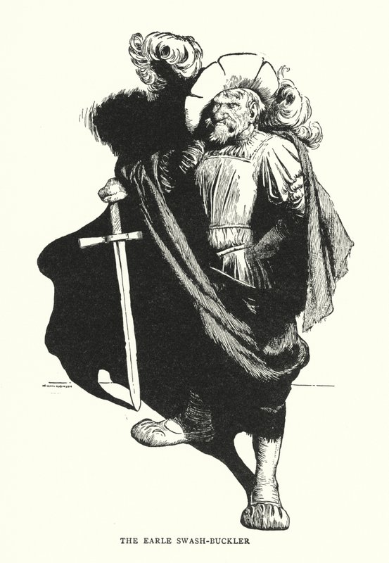 De graaf swash-buckler door William Heath Robinson