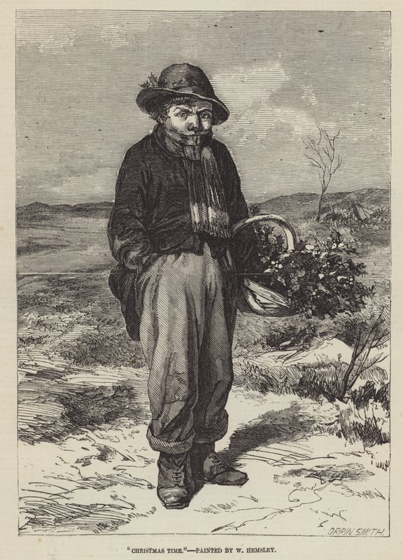 Kersttijd door William Hemsley