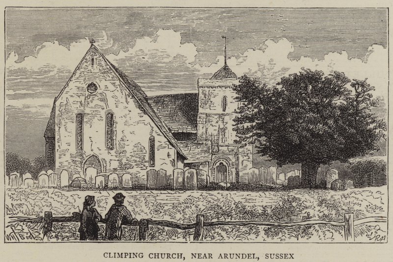Climping Kerk, nabij Arundel, Sussex door William Henry James Boot