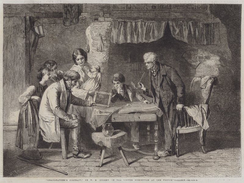 Portret van Grootvader door William Henry Knight