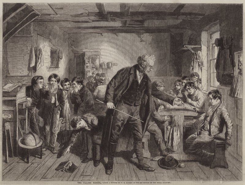 De Dorpsschool door William Henry Knight
