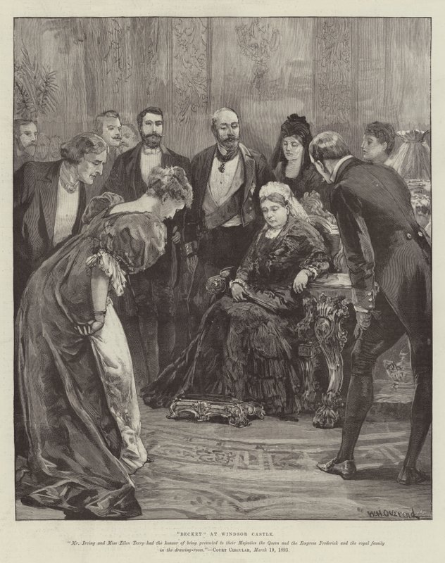 Becket, in Windsor Castle door William Heysham Overend