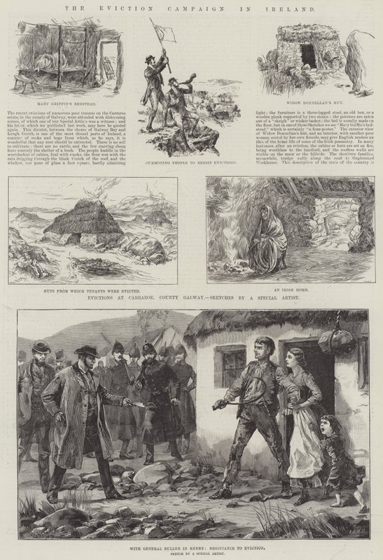 De uitzettingscampagne in Ierland door William Heysham Overend